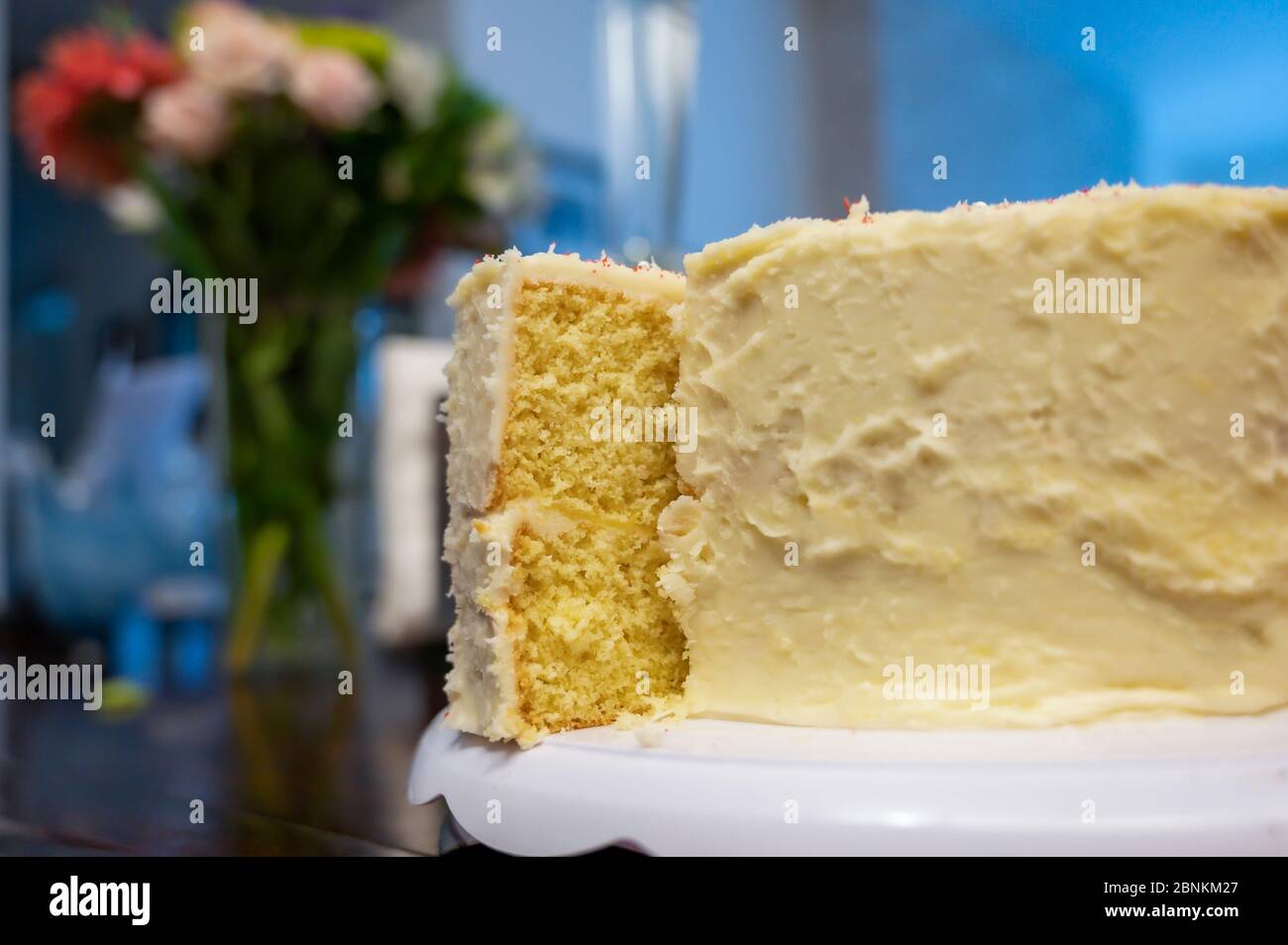 Fetta di torta Foto Stock