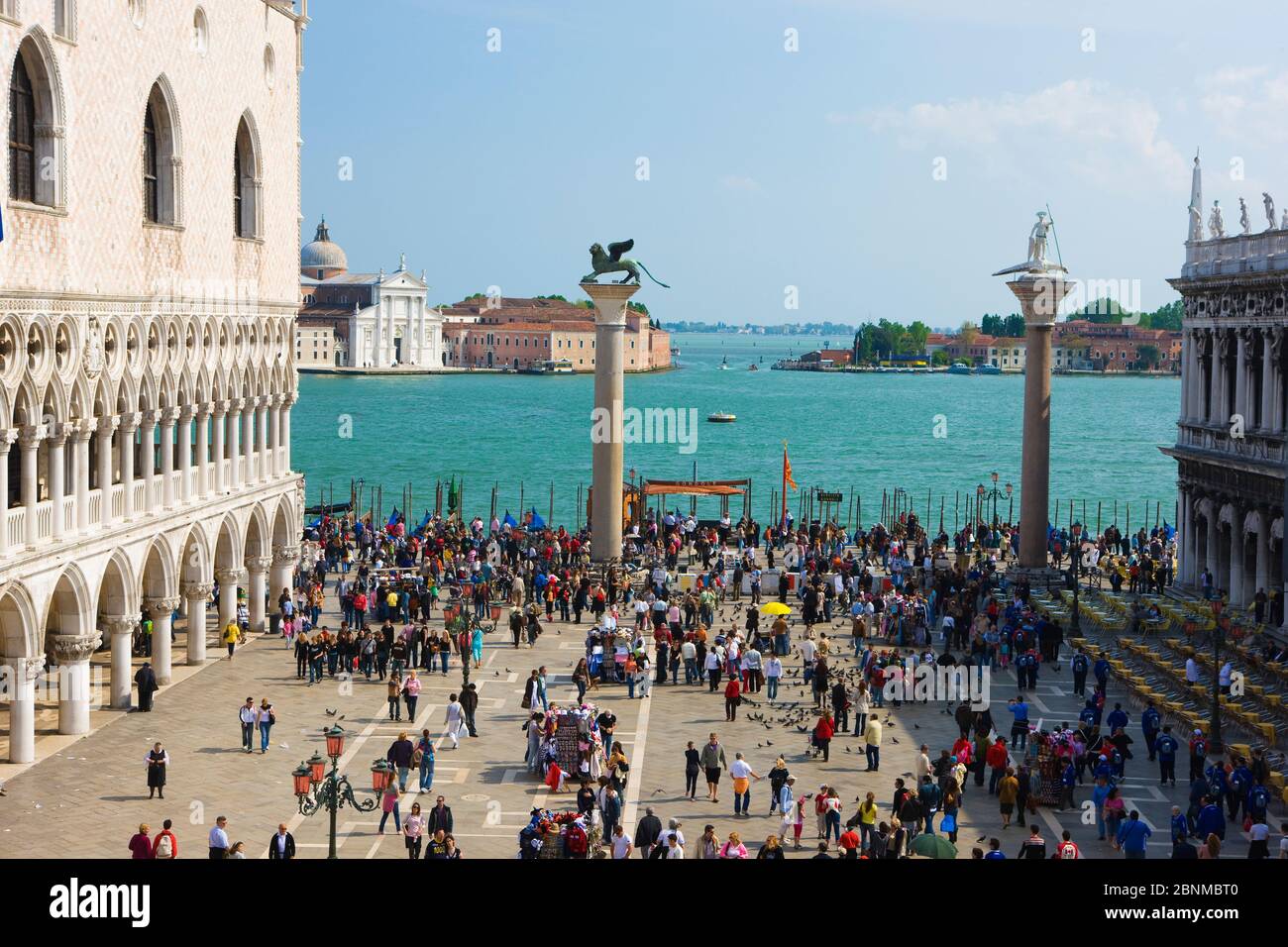 Palazzo Dodge e Piazza San Marco, Venezia, Italia Foto Stock