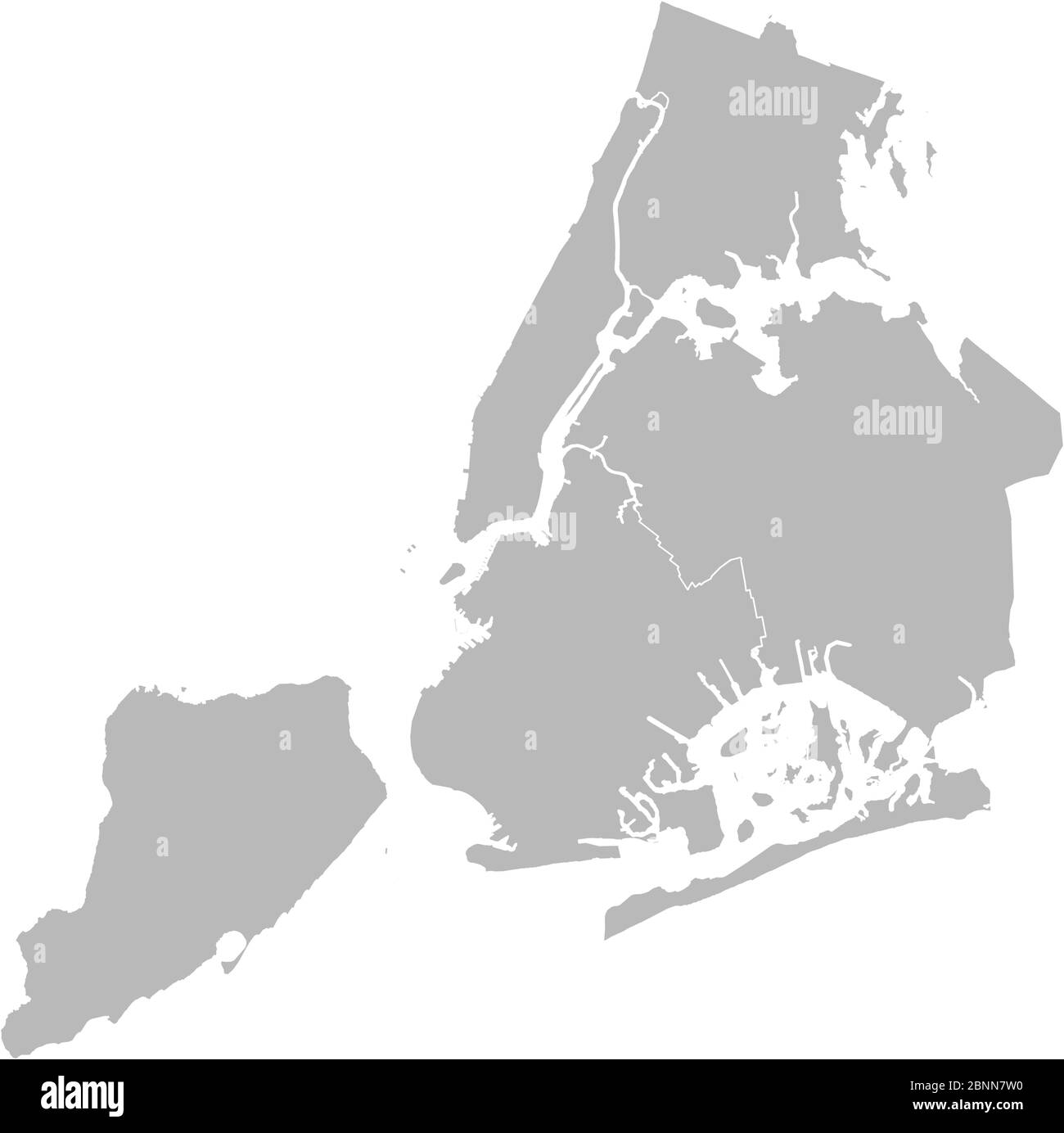 Grafica vettoriale mappa di New york. Sfondo grigio. Perfetto per sfondi, sfondo, concetti aziendali, formazione, poster e sfondi. Illustrazione Vettoriale