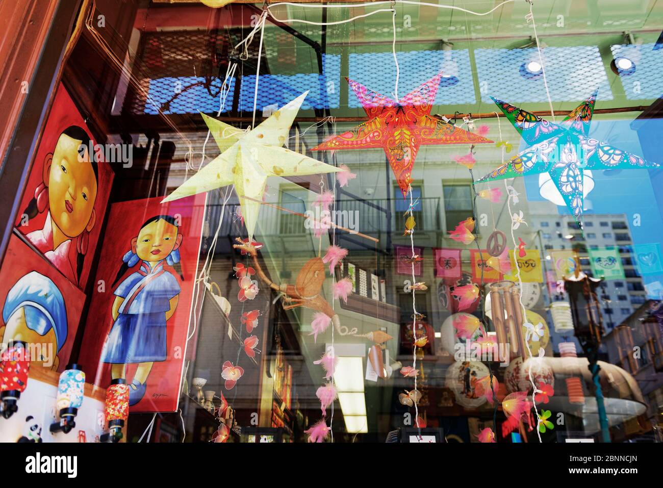 Vetrina di Chinatown, San Francisco, California, USA Foto Stock