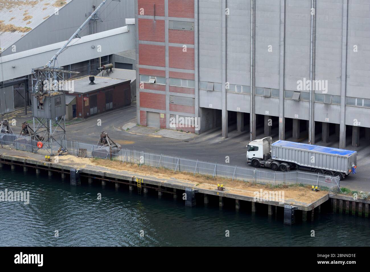 Porto di Belfast, Irlanda del Nord, Regno Unito Foto Stock