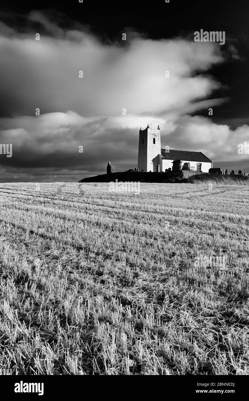 Ballintoy Chiesa, Ballintoy Village, County Antrim, Ulster (Irlanda del Nord Europa Foto Stock