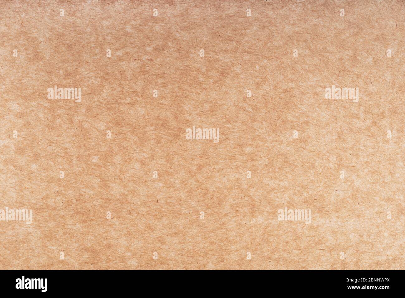 Grunge di cartone carta artigianale riciclata con fibra e grana. Superficie di cartone ondulato marrone granuloso. Superficie piana in cartone beige. Carta a grana Foto Stock