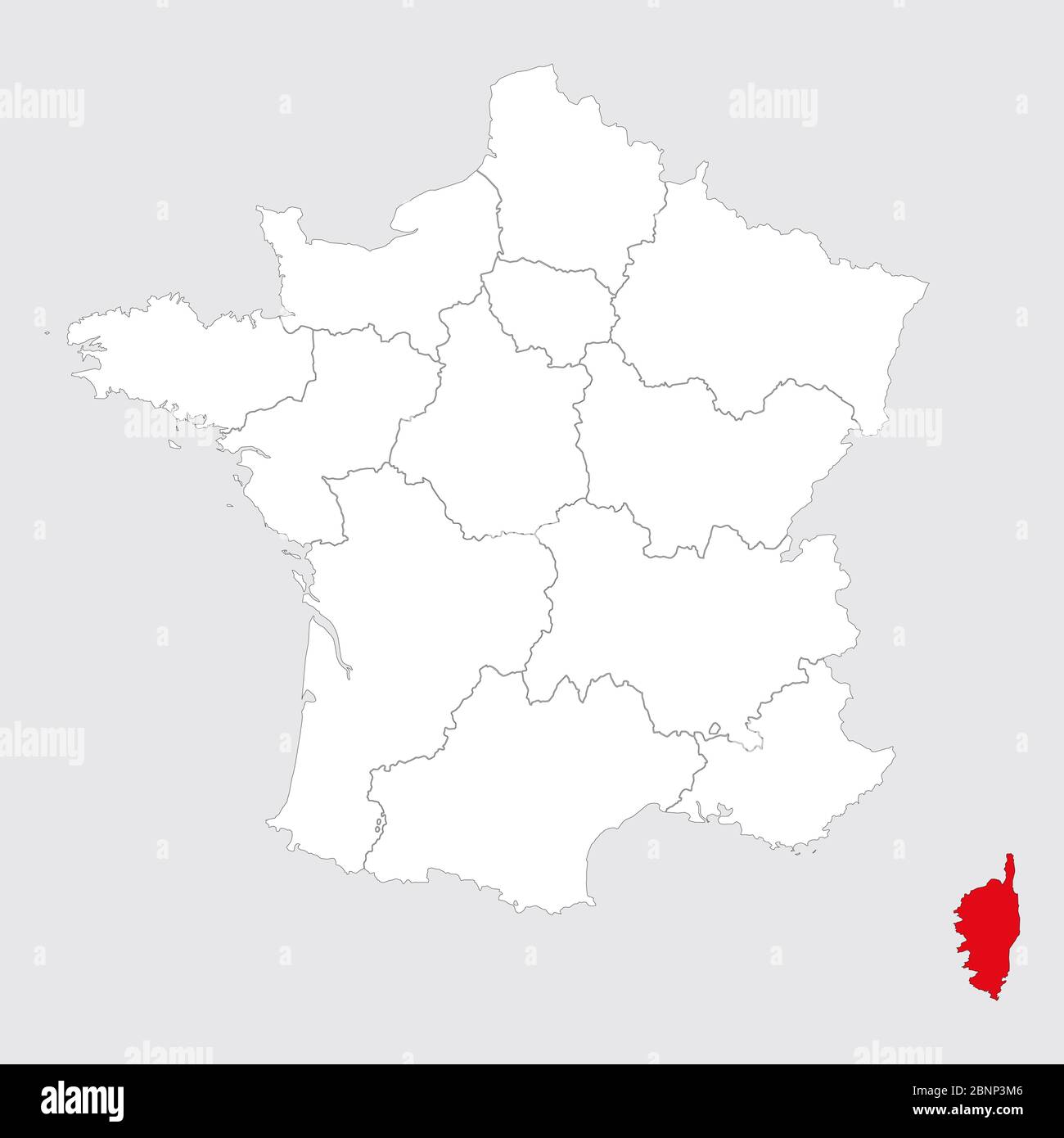 Francia cartina muta Immagini Vettoriali Stock - Alamy