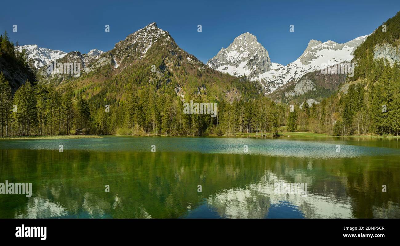 Schiederweiher, Hinterstoder, Totes Gebirge, Austria superiore Foto Stock