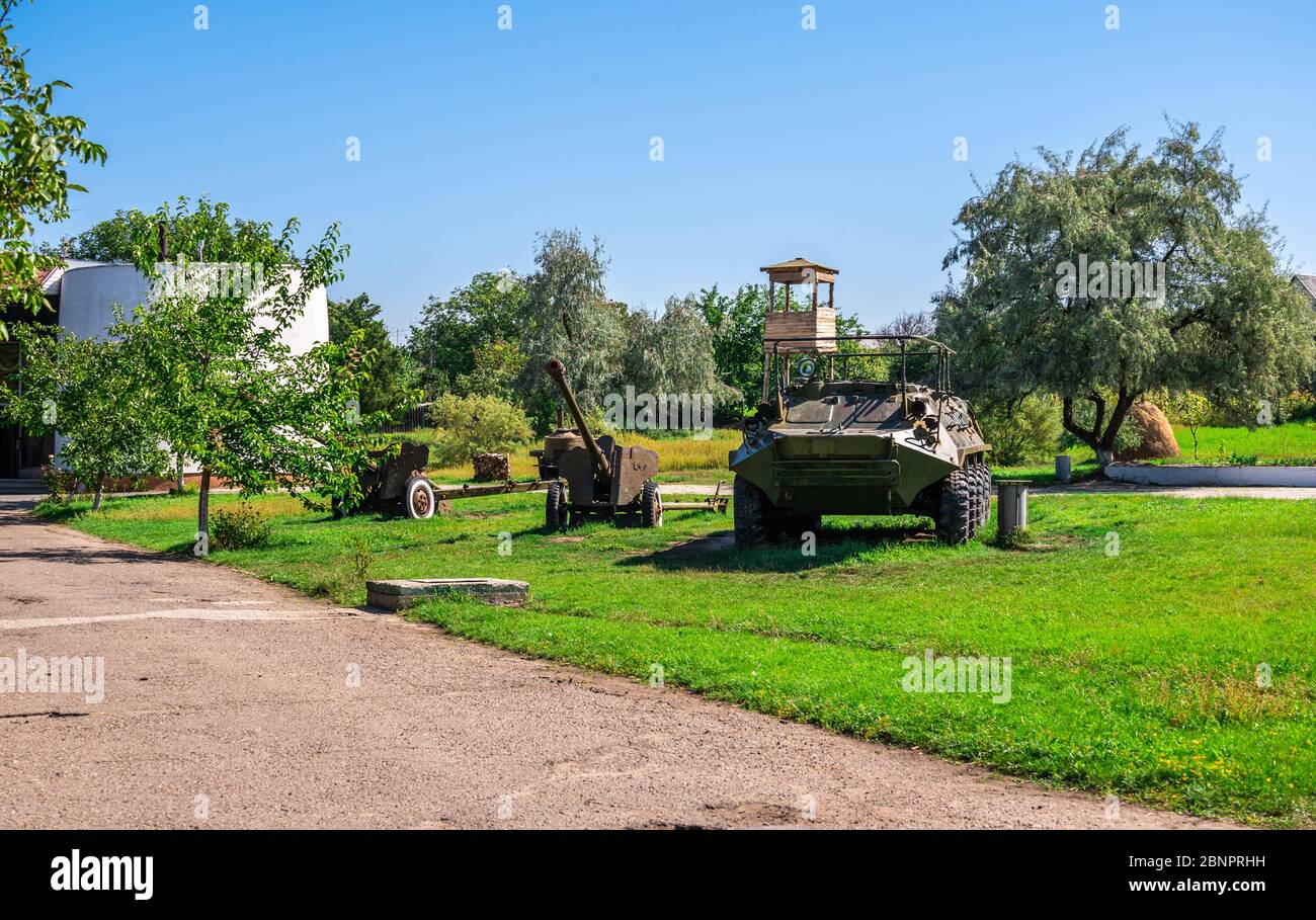 Catacombe monumento e museo della gloria partisana nel villaggio di Nerubayske vicino Odessa, Ucraina Foto Stock