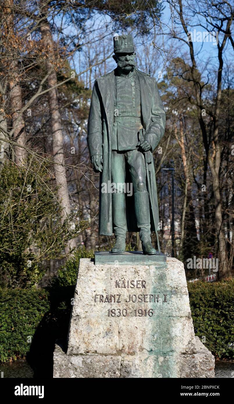 Austria, Tirolo, Innsbruck, Bergisel, imperatore Francesco-Giuseppe i, monumento Foto Stock