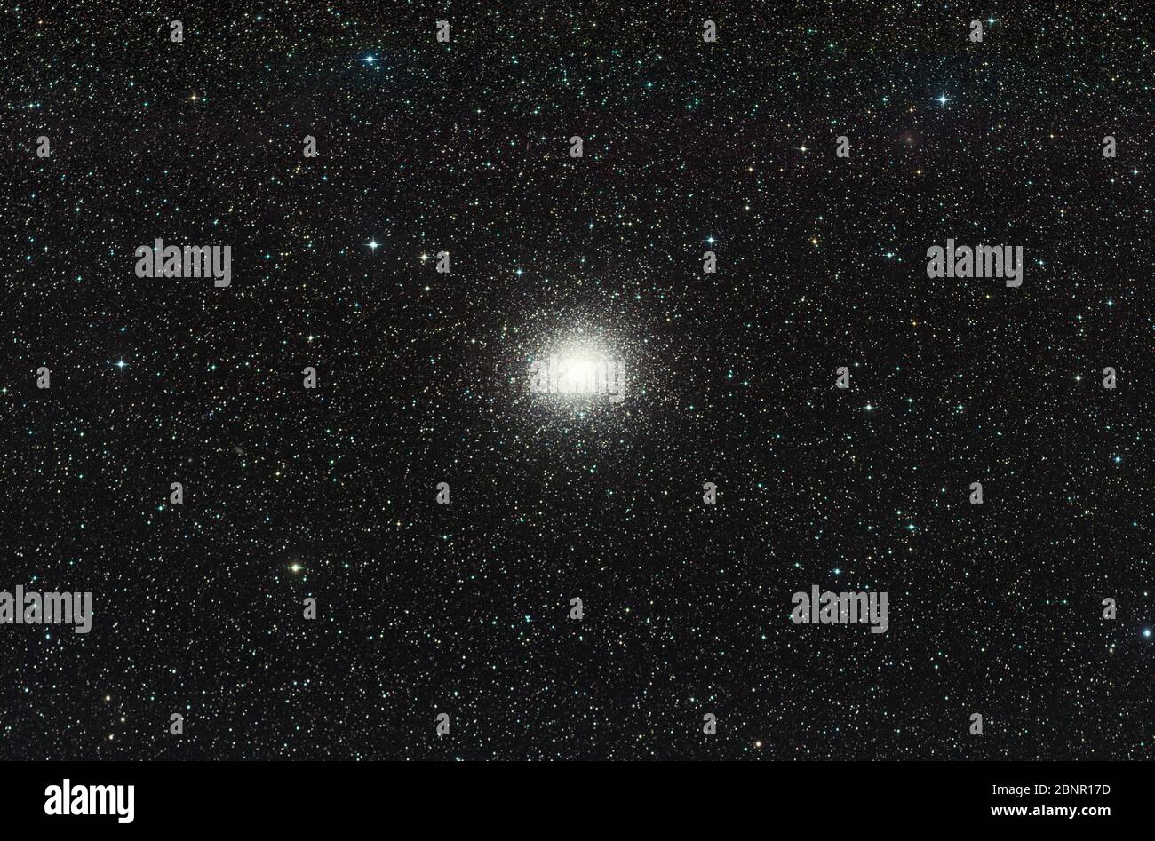 NGC 5139 Omega Centauri gruppo di stelle globulari nella costellazione Centaurus, 15,800 anni luce dalla Terra. Foto Stock