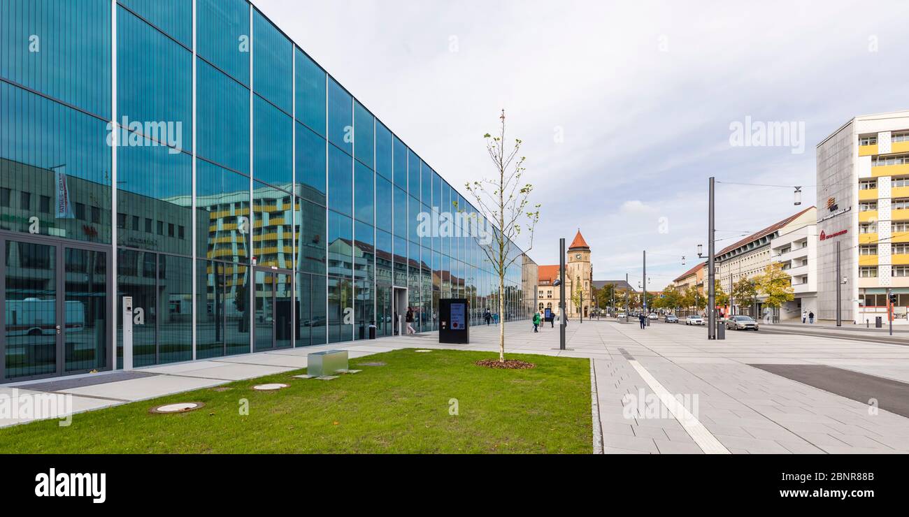 Germania, Sassonia-Anhalt, Dessau-Rosslau, Museo Bauhaus Dessau Foto Stock