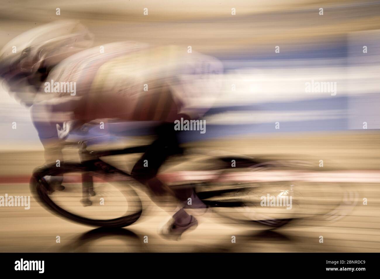Ghent, Belgio - Novembre 2016: La 76esima gara di Gand alla t'Kuipke Track Velodrome. Marco Cavendish. Foto Stock