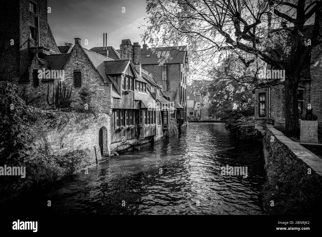 Europa, Belgio, Bruges, città, città vecchia, hotel, Bonifacio, Bonifaciusbrücke Foto Stock