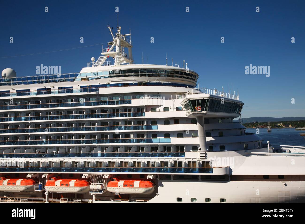 Nave da crociera Crown Princess nel porto di Oslo. Norvegia Foto Stock
