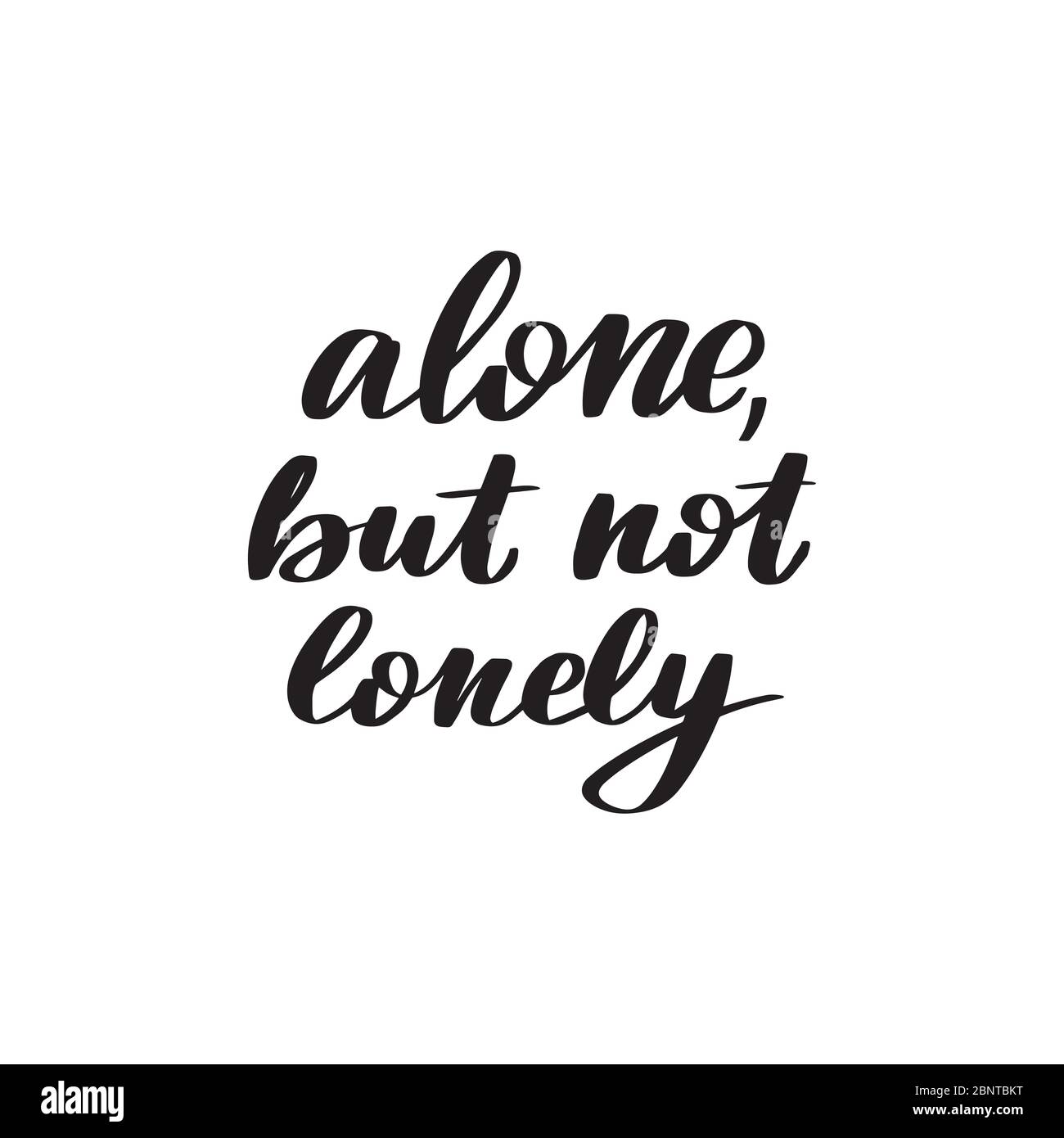 Vettore illustrazione di calligrafia isolati su sfondo bianco. Illustrazione Vettoriale