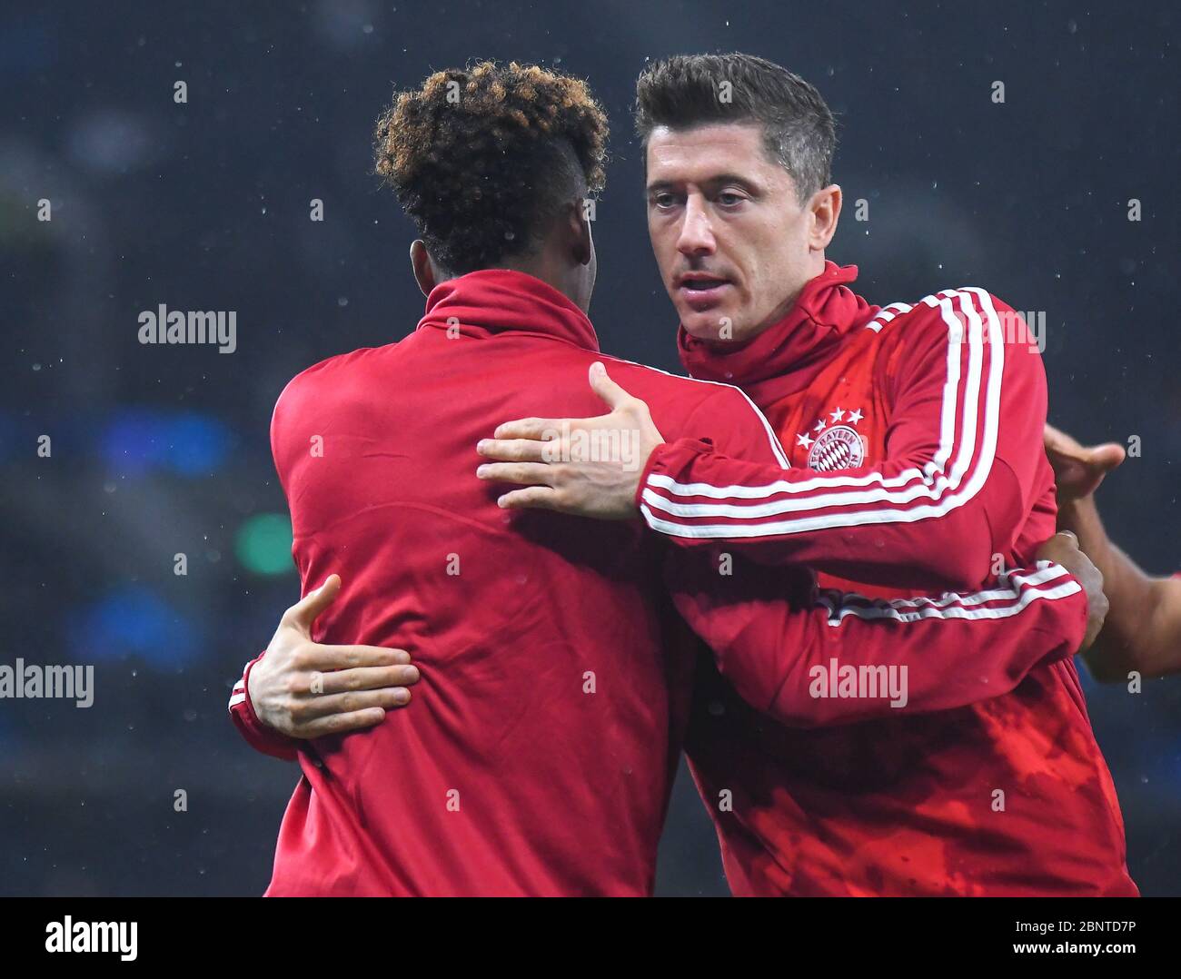 LONDRA, INGHILTERRA - 1 OTTOBRE 2019: Robert Lewandowski di Bayern ha ritratto in vista della partita del Gruppo B della UEFA Champions League 2019/20 tra il Tottenham Hotspur FC (Inghilterra) e il Bayern Munchen (Germania) allo Stadio Tottenham Hotspur. Foto Stock