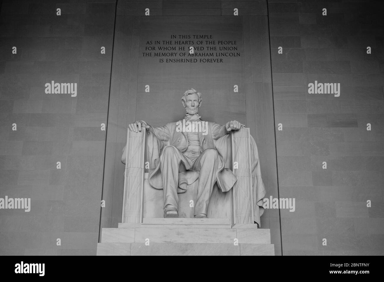 Il Lincoln Memorial a Washington DC Foto Stock