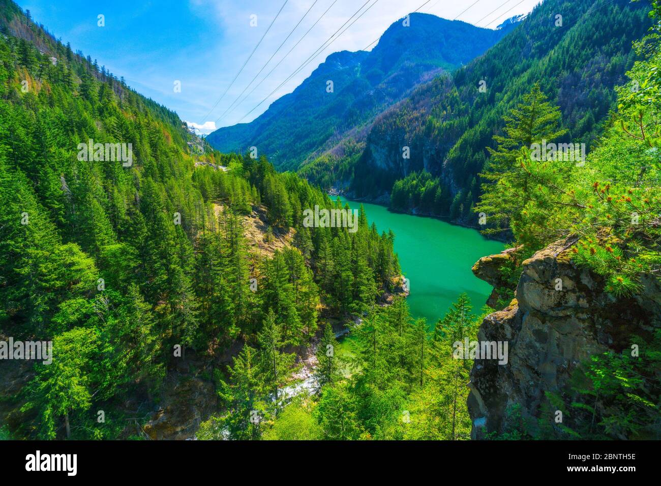 Cascata del nord del parco nazionale,Washington,usa.7 Foto Stock