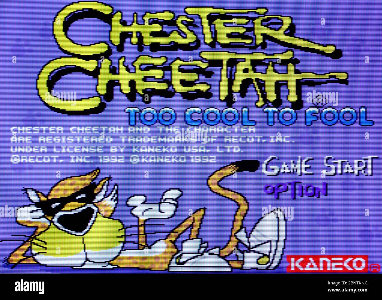 Chester Cheetah - SNES Super Nintendo - solo per uso editoriale Foto Stock