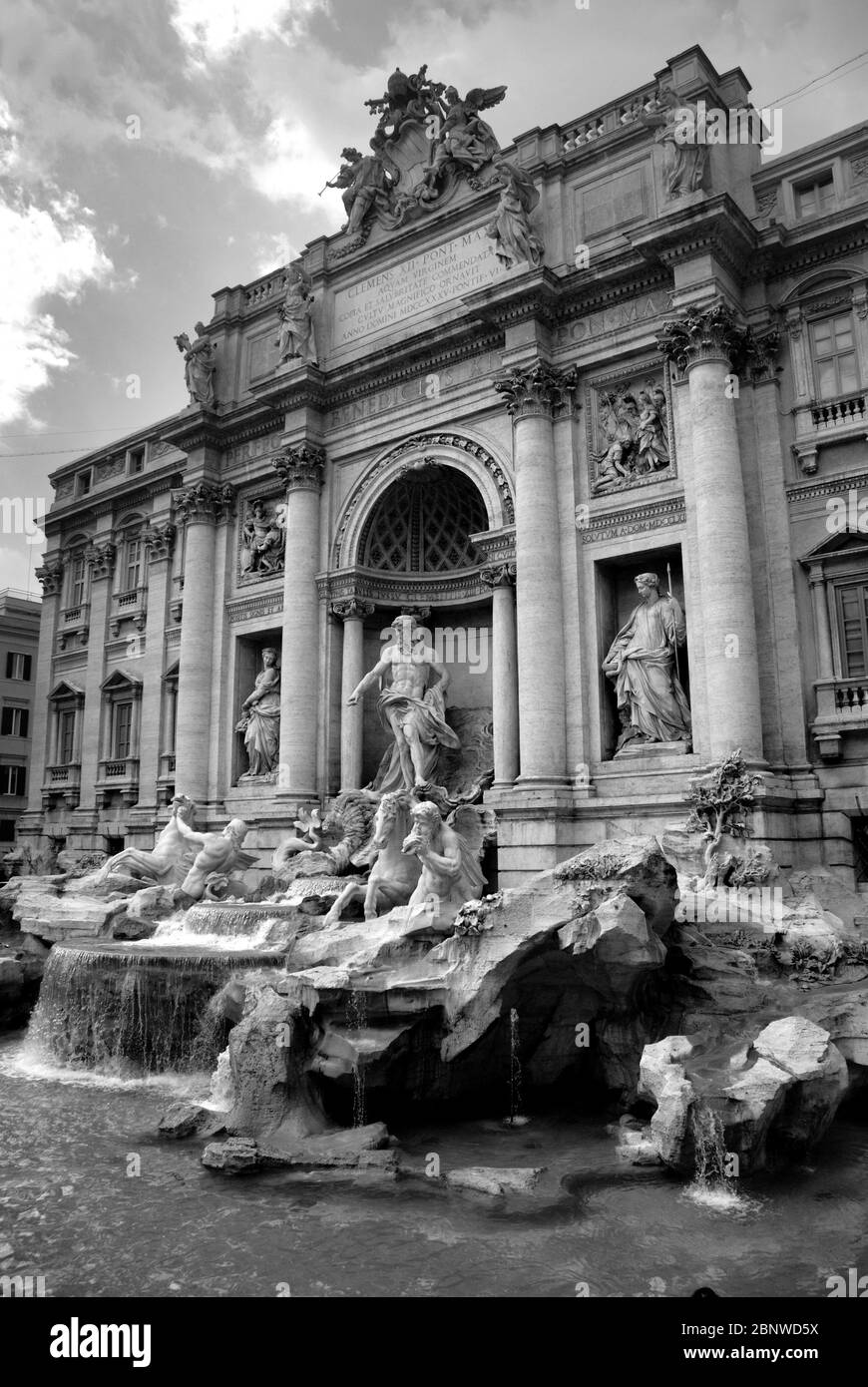 La fontana di Trevi, Roma Foto Stock