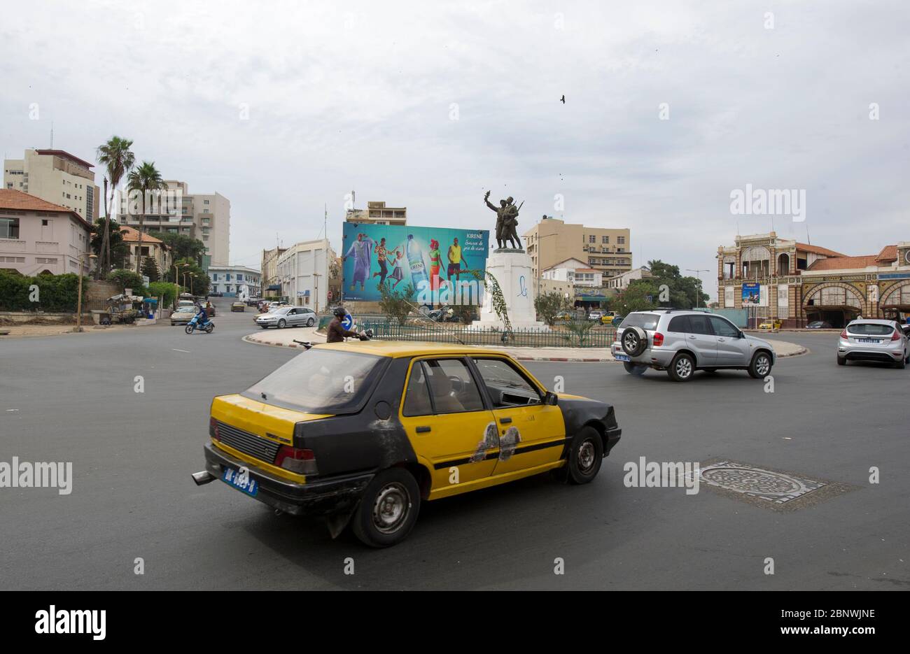 Dakar centro città, Dakar, Senegal. Foto Stock