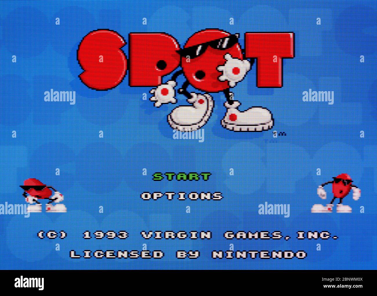Cool Spot - SNES Super Nintendo - solo per uso editoriale Foto Stock