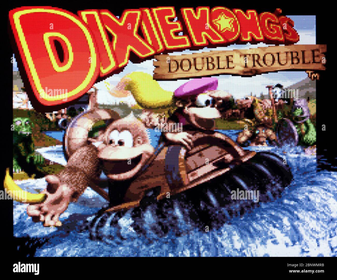 Dixie Kong's Double Trouble - SNES Super Nintendo - solo per uso editoriale Foto Stock