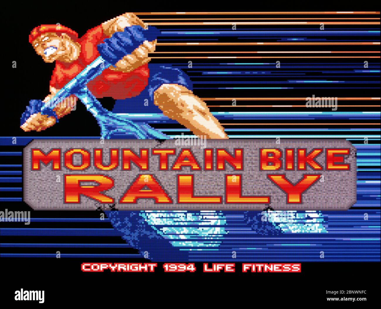 Mountain Bike Rally - SNES Super Nintendo - solo per uso editoriale Foto Stock