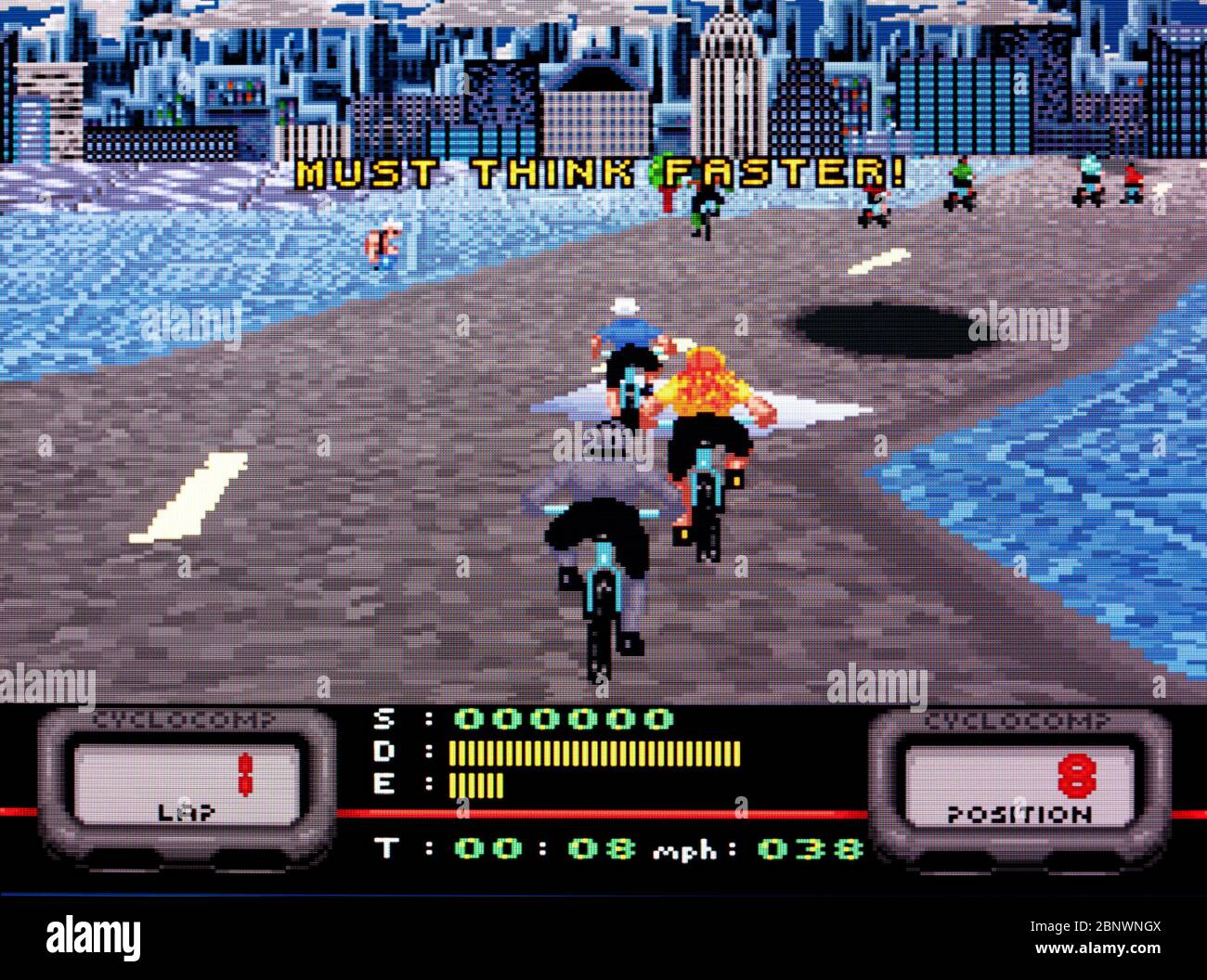 Mountain Bike Rally - SNES Super Nintendo - solo per uso editoriale Foto Stock