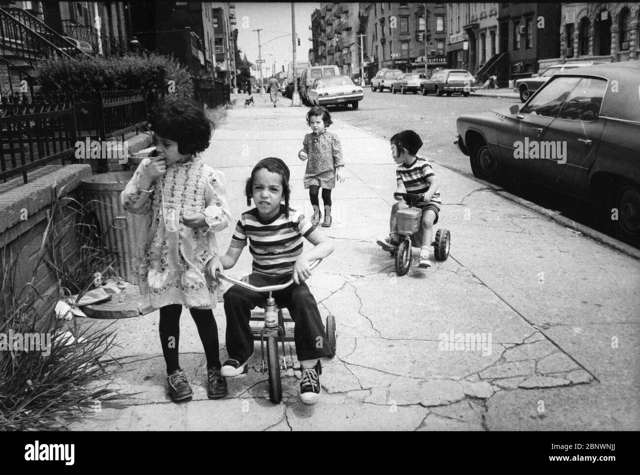Williamsburg Brooklyn Jewish Community, ©1979 Ilene Perlman Foto Stock