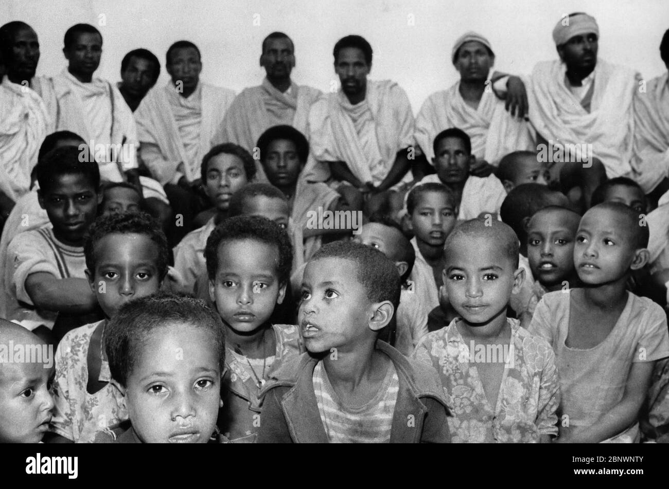 Ebrei etiopi. Comunità ebraica in Etiopia, villaggi di Gondar e Wolleka ©1983 Ilene Perlman Foto Stock