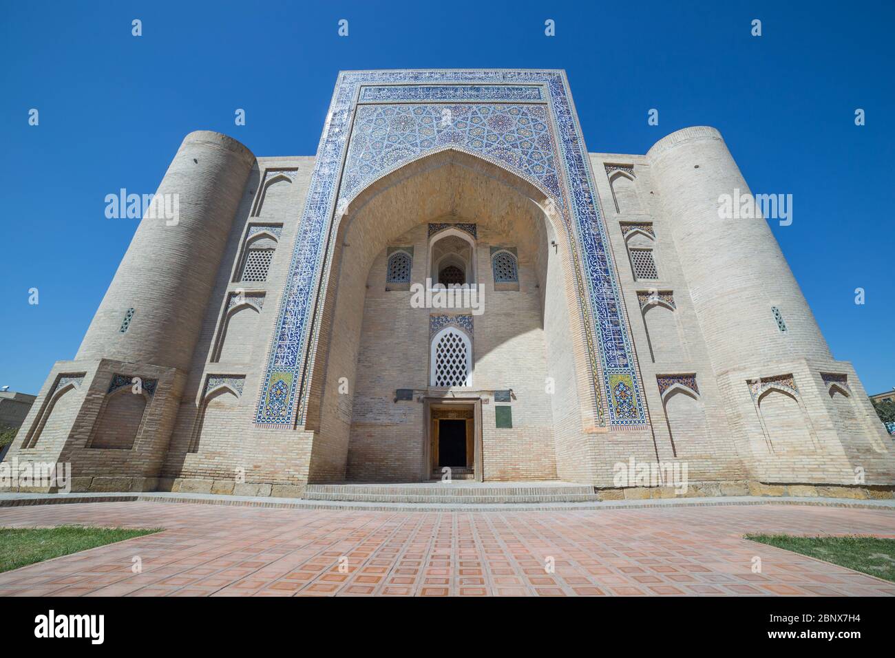 Nadir Divanbegi Khanaka, antico chiostro sufi usato per cerimonie religiose, dibattiti e istruzioni, a Bukhara, Uzbekistan Foto Stock