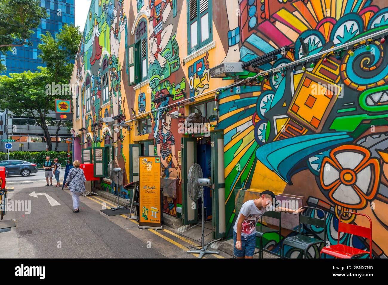 Quartiere arabo Singapure Foto Stock