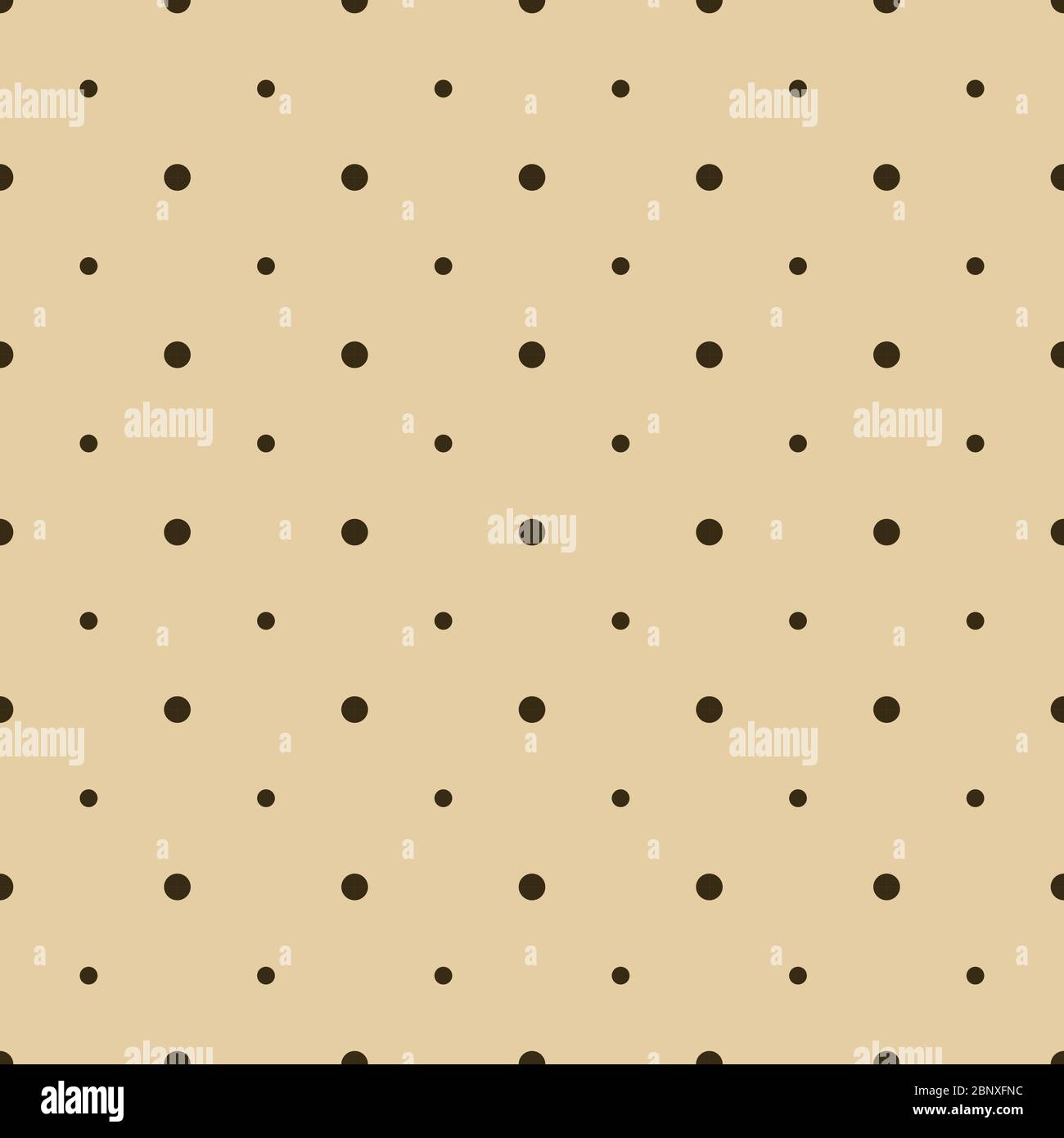 Moderno ed elegante polka dot motivo senza cuciture sfondo. Sfondi e disegni di tessuti. Illustrazione Vettoriale