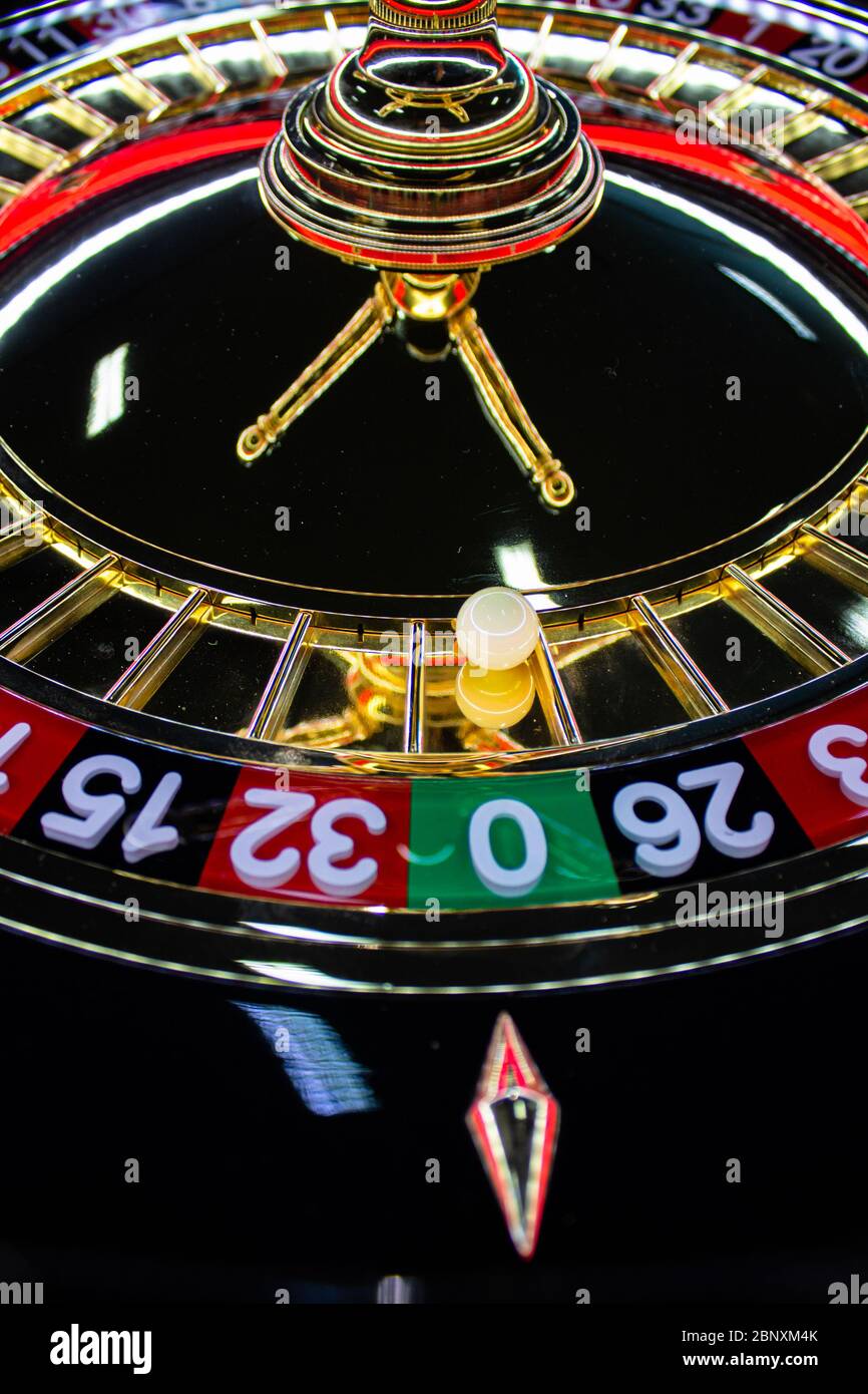 gioco di roulette del casinò Foto Stock