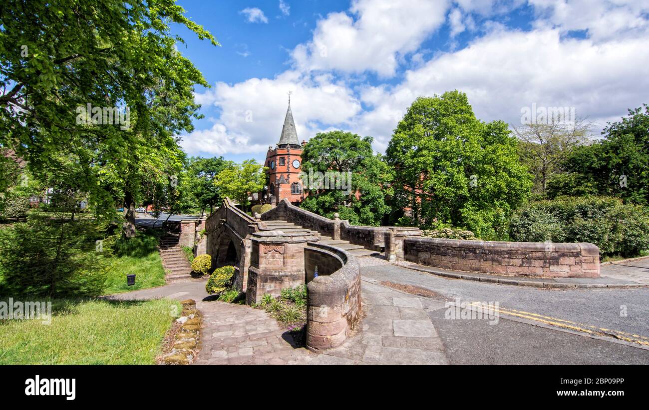 Port Sunlight Model Village Wirral UK Foto Stock