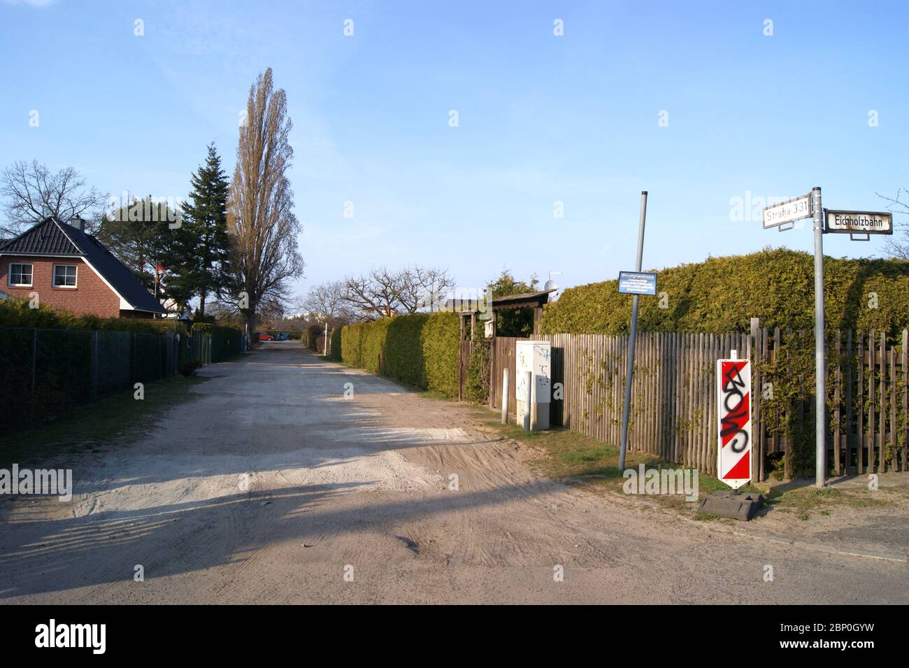 Die Straße 331 a Berlino-Spandau. Foto Stock