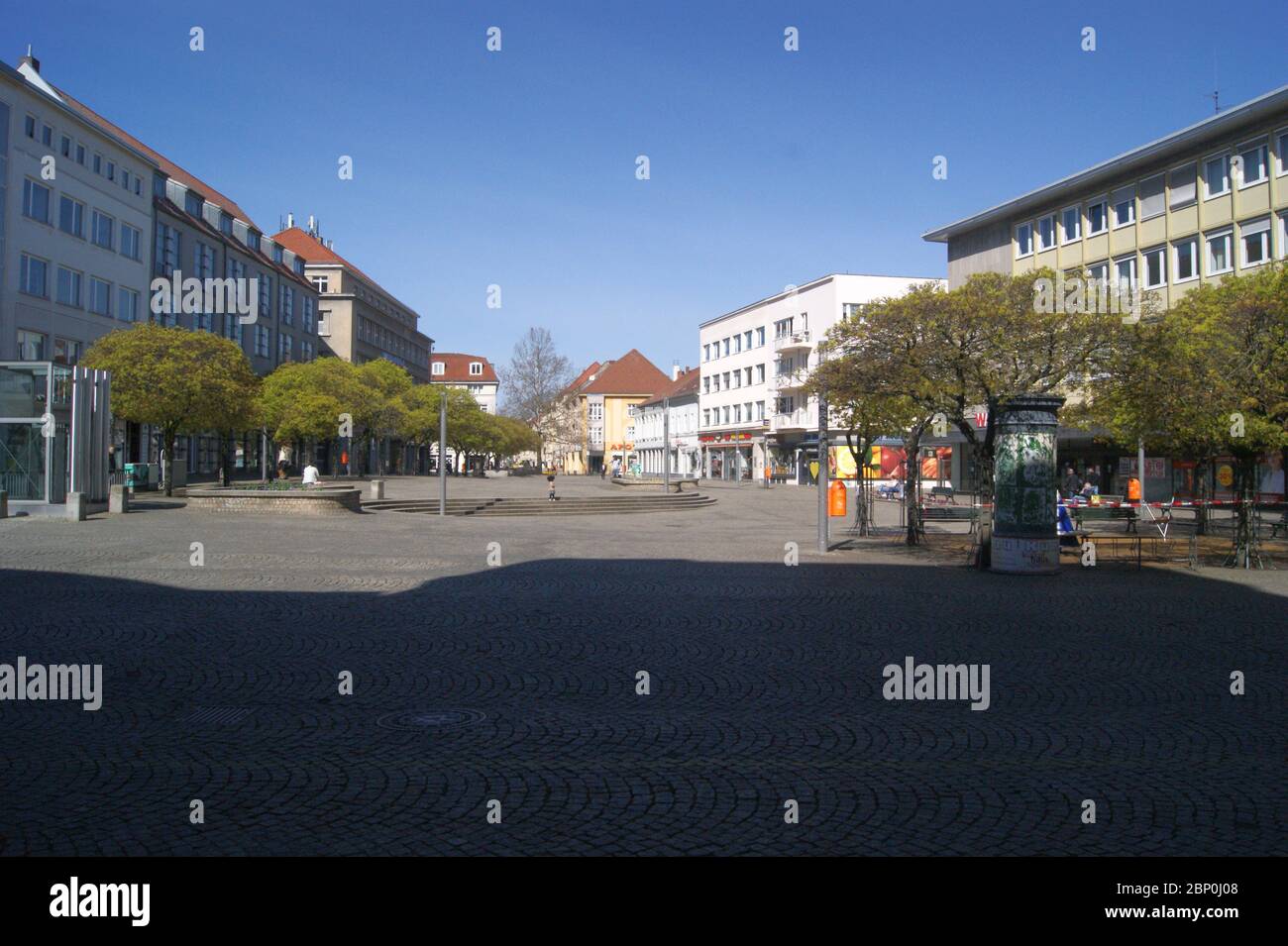 Der Markt in der Altstadt Spandau. Foto Stock