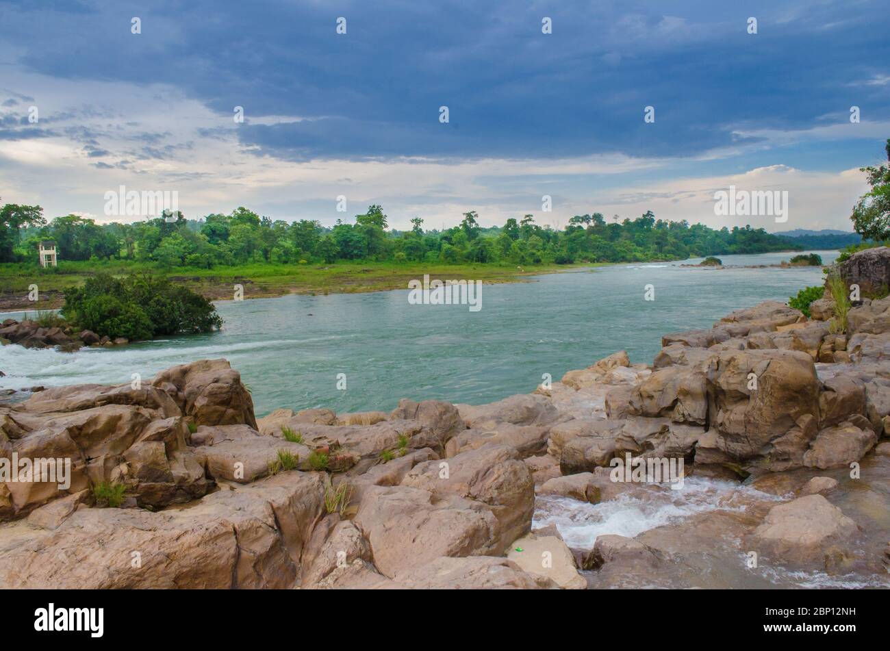 UNA VISTA DELLE CASCATE di panimur Foto Stock