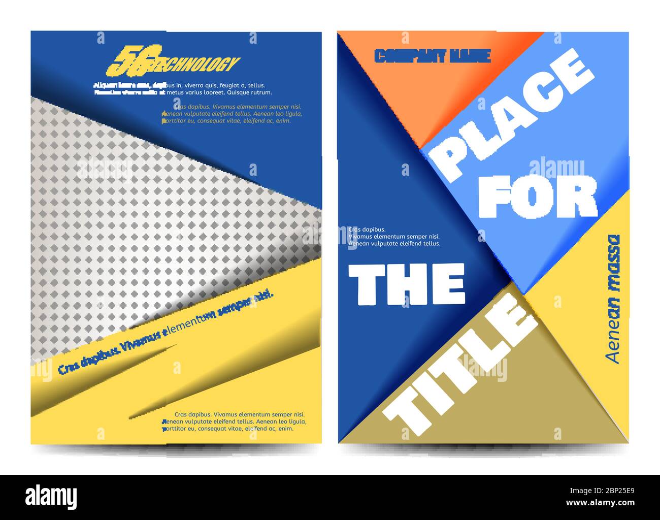 Progettazione di brochure. Modello volantino. Poster A4 modificabile per attività commerciali, formazione, presentazione, sito Web, copertina della rivista. Illustrazione Vettoriale