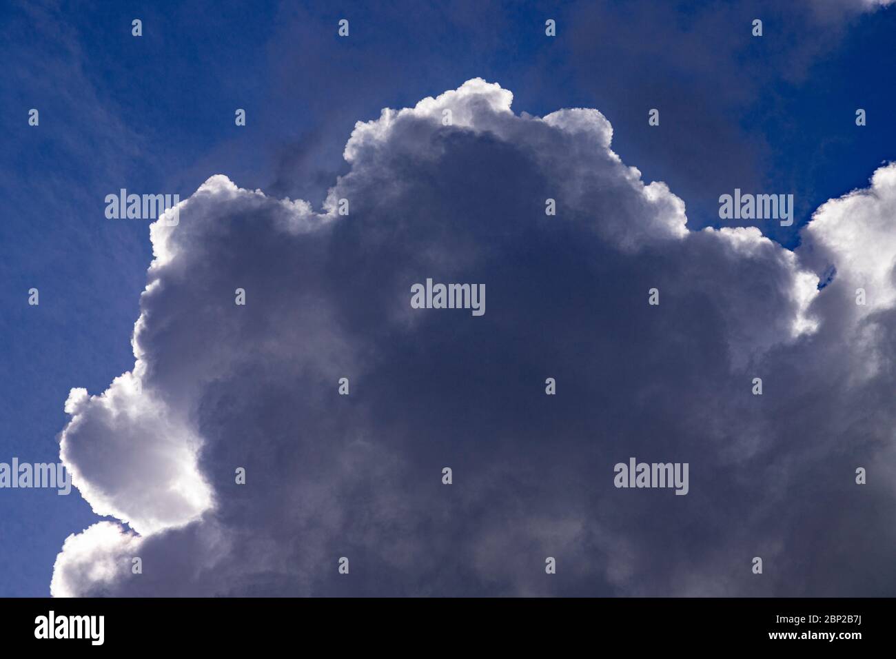 Cumulonimbus nuvole di tempesta Foto Stock