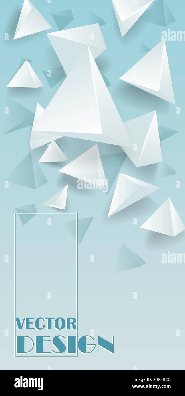 Abstract sfondo con elementi geometrici. Illustrazione Vettoriale