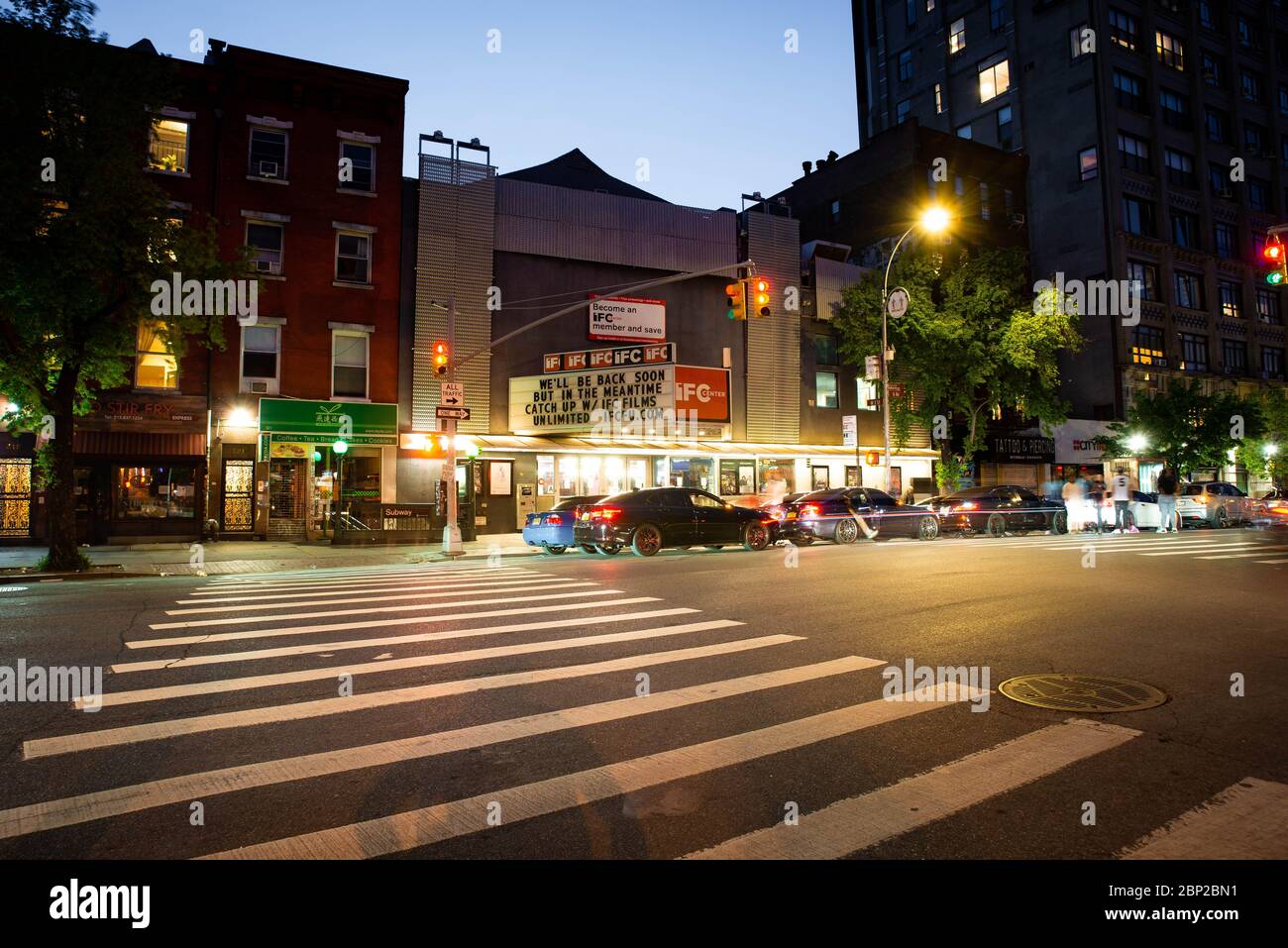 IFC Film Theatre a New York Foto Stock