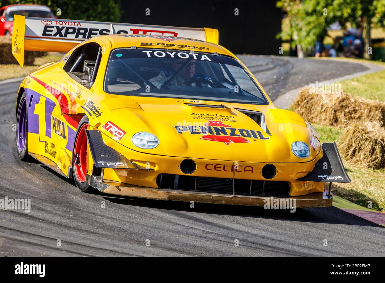 1994 Pikes Peak record mondiale Toyota Celica con driver Rod Millen. il turbo da 2.1 litri e la trazione integrale (4wd) lo hanno reso un concorrente di grande successo. Foto Stock