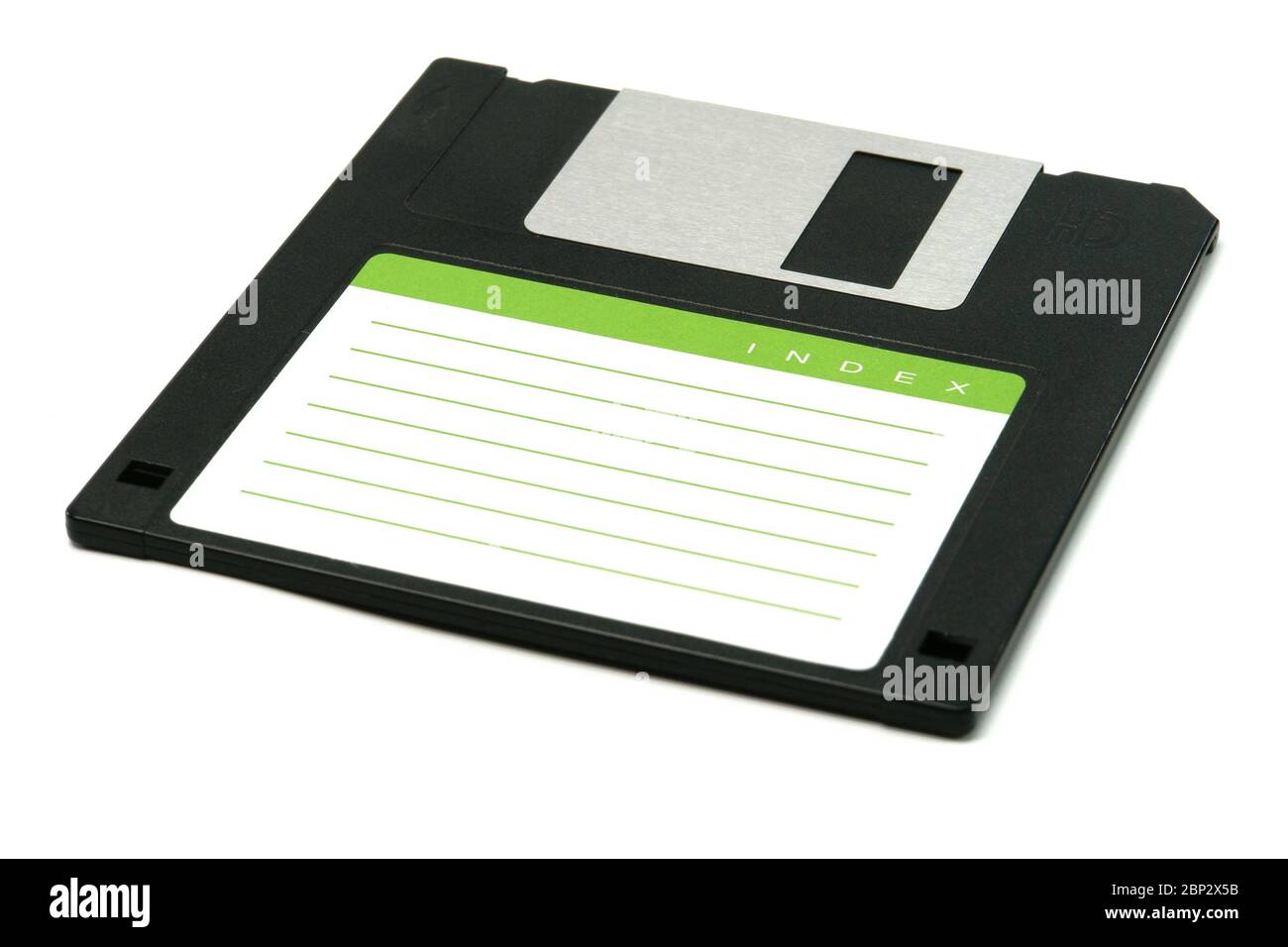 Unità floppy vintage (isolata su sfondo bianco) Foto Stock