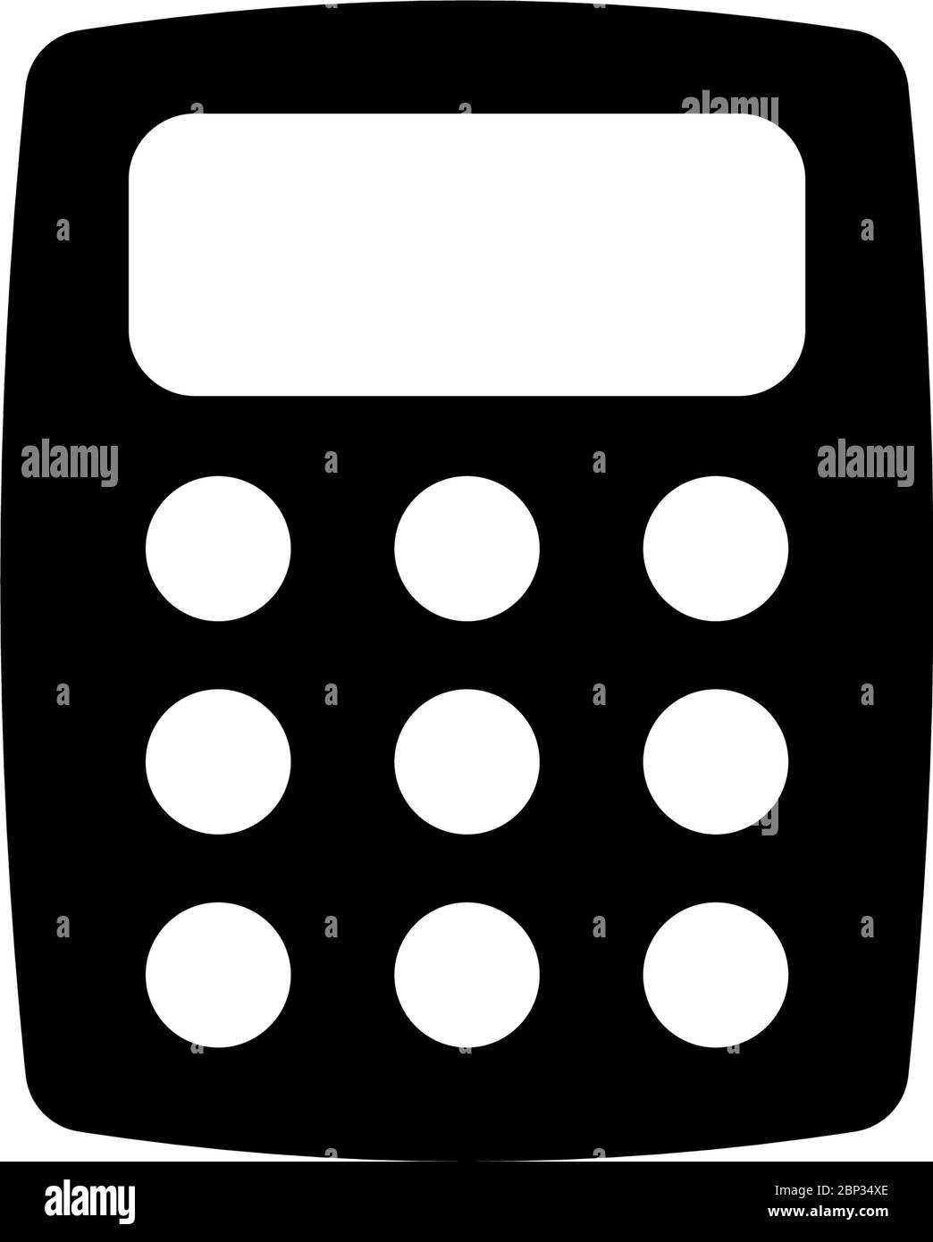 Interfono, comunicazione video suono portiera. Illustrazione dell'icona  Flat Vector. Semplice simbolo nero su sfondo bianco. Interfono, sign.  Comunicatore video portiera Immagine e Vettoriale - Alamy