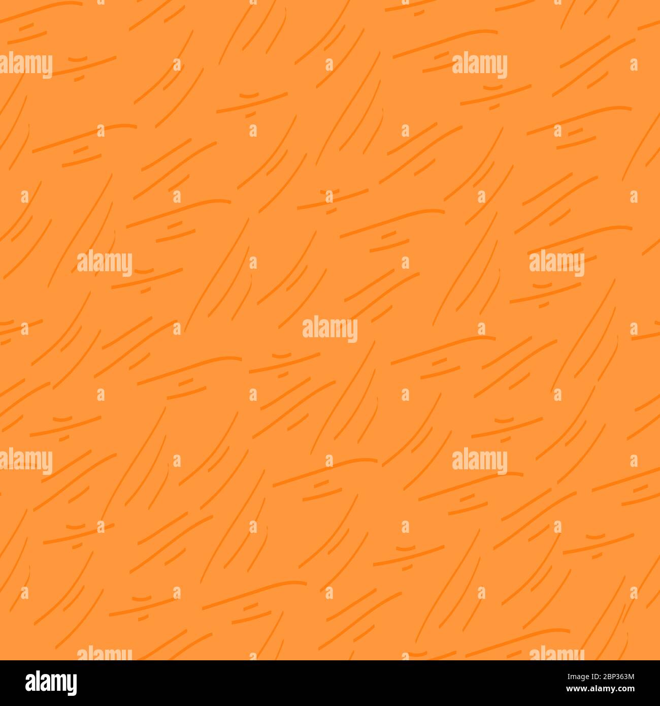 motivo senza cuciture. arancione scuro si attacca in modo caotico su uno sfondo arancione Illustrazione Vettoriale