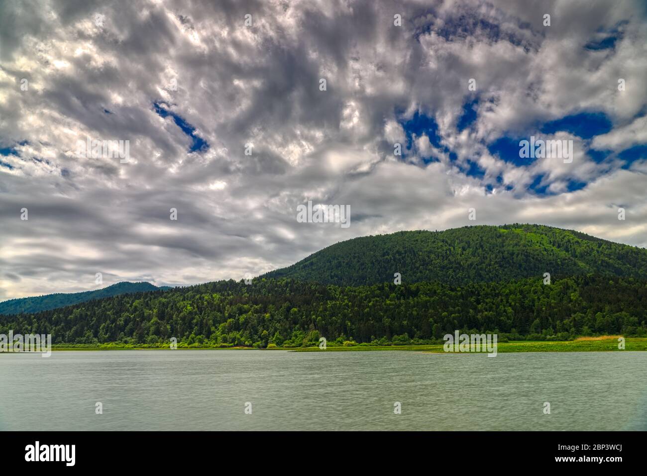 Lago di Cerknica, Cerkniško jezero Foto Stock