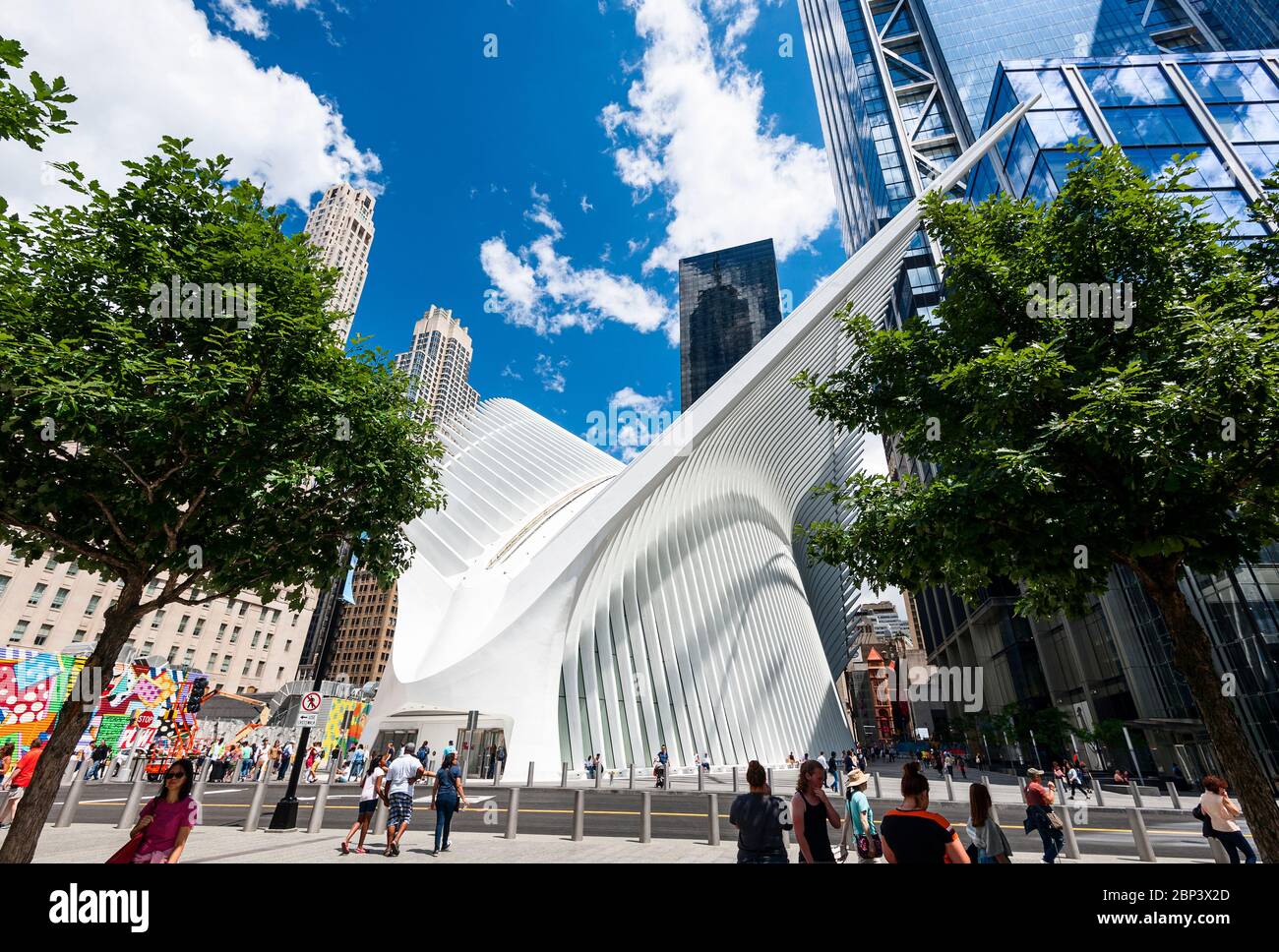 L'Oculus Santiago Calatrava architettura Oculus New York City Foto Stock
