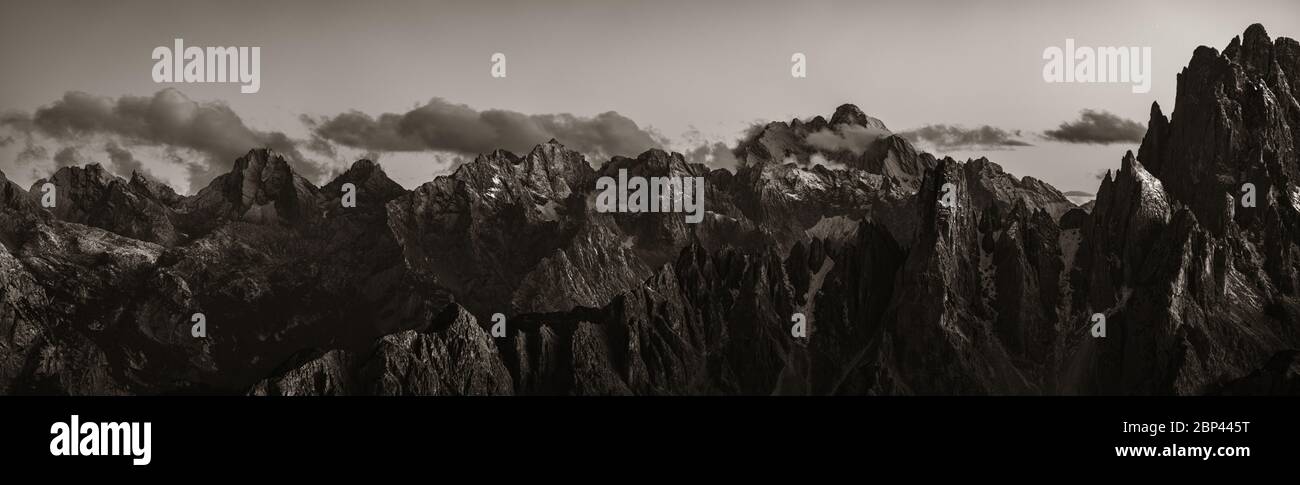Dolomiti landcape naturale in Italia settentrionale Foto Stock