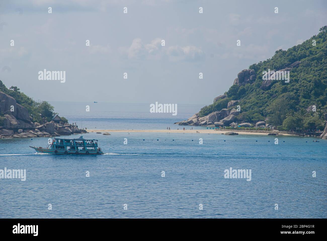 batiffull vista panoramica della spiaggia dalla thailandia, 2020 Foto Stock