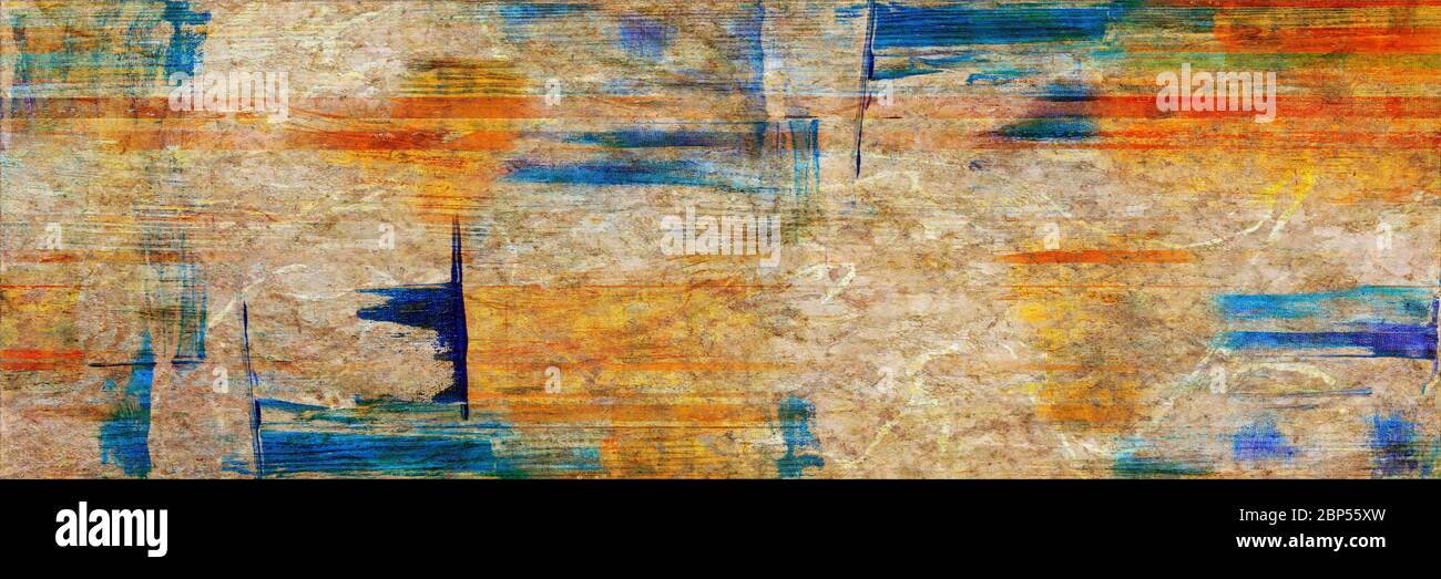 Spruzzi artistici luminosi. Trama colore pittura astratta. Moderno modello futuristico. Sfondo dinamico multicolore. Grafica frattale per un grap creativo Foto Stock